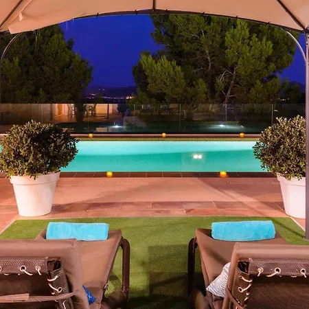 Villa Delightful Ibiza Spectacular Mountain Views Jasmine 4 Bedrooms Ibiza Town Sant Rafael de Sa Creu